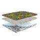 Lightweight green roof system